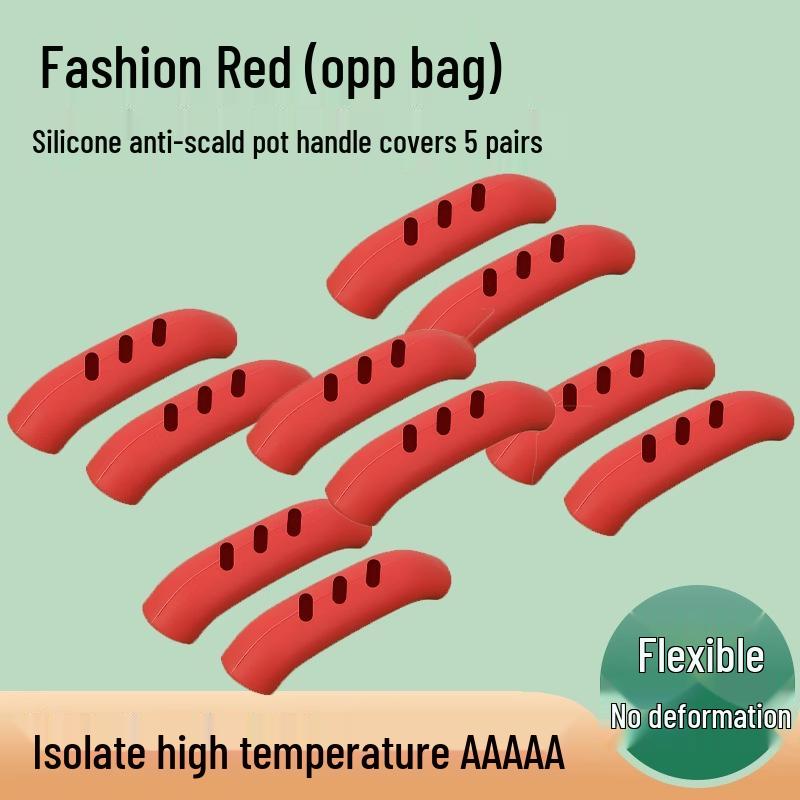 

Жаростойкие силиконовые накладки на ручки кастрюль - Нескользящие, износостойкие, теплоизоляционные, для крышек и посуды