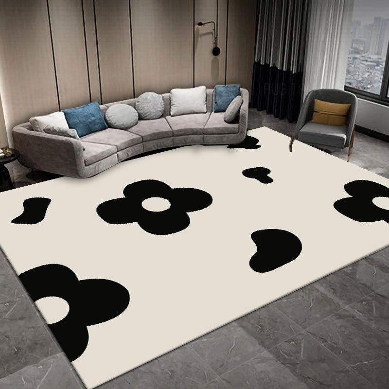 Living Room Carpe Dirt Resistant and Easy To Maintain Bedroom Carpet Bedside Carpet Anti Slip