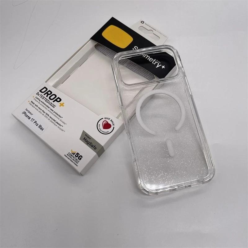 Symmetry+ Series Clear for Magsafe for IPhone 17 Pro Max Air 17 Pro Transparent Stardust Glitter Anti-drop Protect Cover Ott BOX