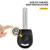 Pro VW Volkswagen Jetta MK5 Golf 11mm Kovová nálepka na dálkový ovladač auta Hliníková ozdoba Dekorativní samolepka Pro Volkswagen CC Lavida Cad