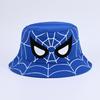Fisherman Cartoon Spider Hat With Breathable Cotton For Kids Outdoor Casual Wear