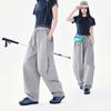 Women's Pants, American Straight Leg Work Pants, Loose Paratrooper Pants, Hong Kong Style Functional Casual Pants