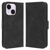 For iPhone 15 Case Multiple Card Slots Wallet Full Protection Leather Phone Cover