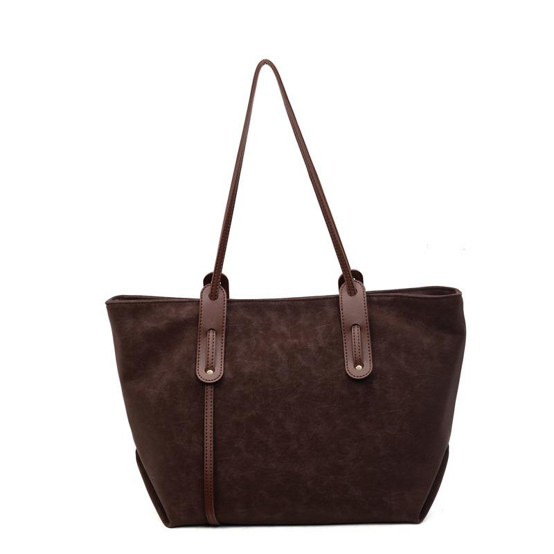 Mode Retro-Tragetasche mit großem Fassungsvermögen Damen Herbst und Winter neue einfache Schultertasche Pendlertasche Umhängetasche