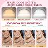 DianaBeauty Half Moon Light 35W Nail Desk Lamp U Shaped 364 LEDs Fill Light with Phone Holder Foldable Table Lamp for Nail Art