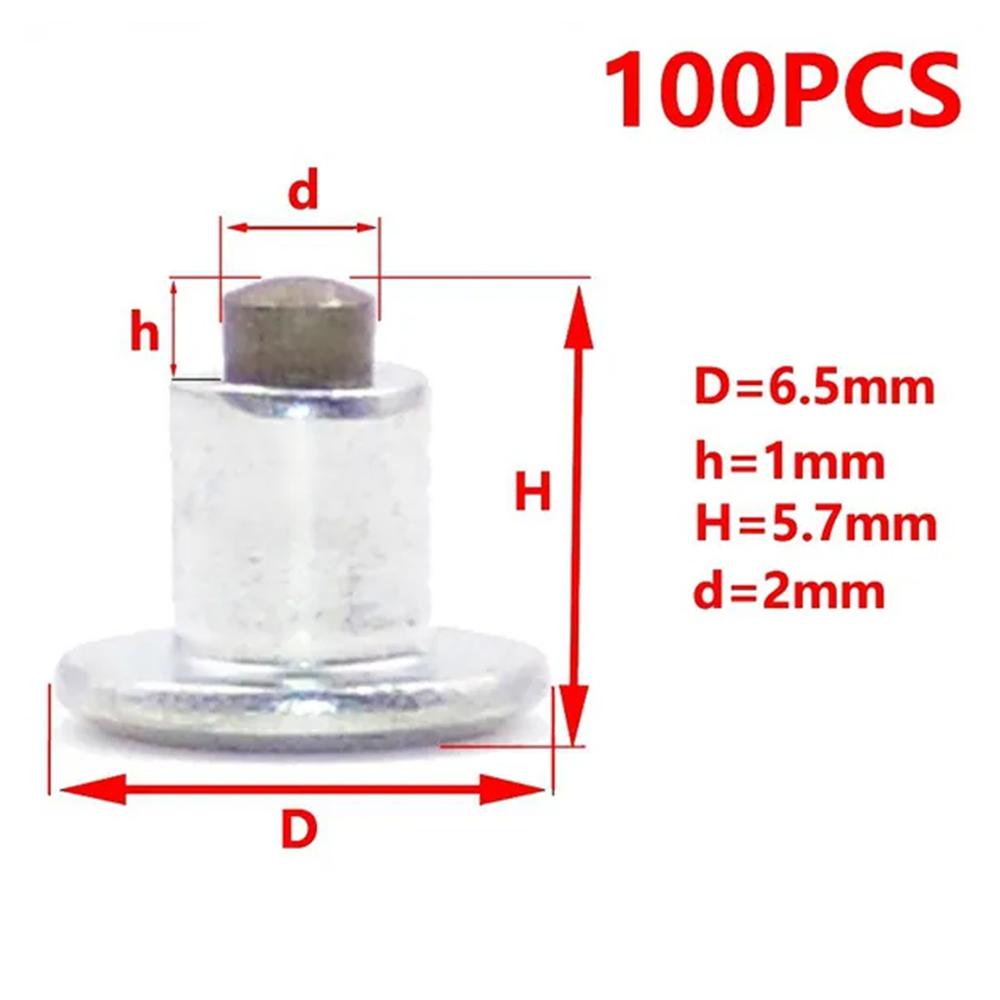 100 Pcs/Set Universal Car Snow Tires Studs For Holes Tire Screw Spikes Wheel Tyres Snow Chains Studs