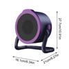 500W Portable Electric Space Heater PTC Fast Heating Winter Warmer 2 Mode Overheating Protection Small Heater for Home Office