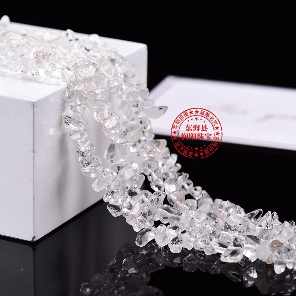 Natural white powder, yellow amethyst, crushed stone semi-finished product, DIY, Colored crystal stones, loose bead jewelry, accessories