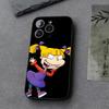 R-Rugrat Chuckie A-Angelica Phone Case Funda For Iphone 13 17 16 11 15ProMax 14 12 Pro Xs Max Mini Xr X 7 8 6 6s Plus Covers