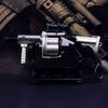 14cm MGL Miniature Model, 1:6 Zinc Alloy Game Ornament, 360 Degree Rotation Drum, Non-firing Keychain Toy Collection Gift