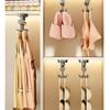 Strong Adhesion Suction Cup Clothes Rack Pull Out System for Bathroom Bedroom Vertical Storage No Drilling Required