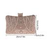 2025 Diamond Women Luxury Clutch Evening Bag Wedding Crystal Ladies Cell Phone Pocket Purse Female Sparkly Wallet for Party Gift