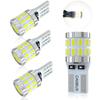 TORIBIO T10 CANBUS 168 Position Room License Vehicle Inspection Pack of 4 LEDs, White, High-Brightness, 30-LED, 3014-Element, DC12V-24V Compatible,