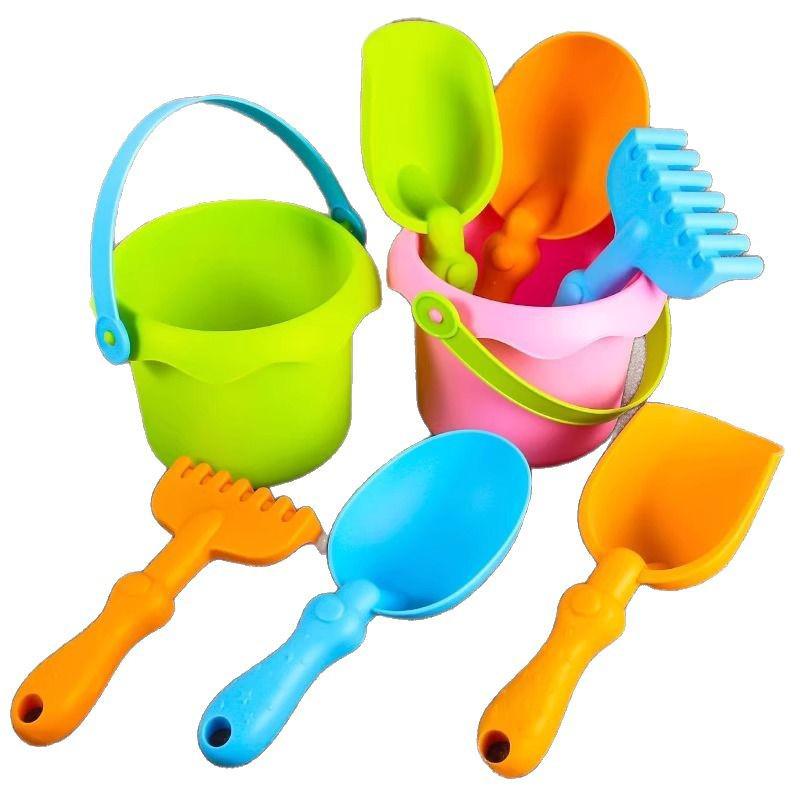 Children's Beach Sand and Water Play Set: Shovel, Bucket, and Digging Tools