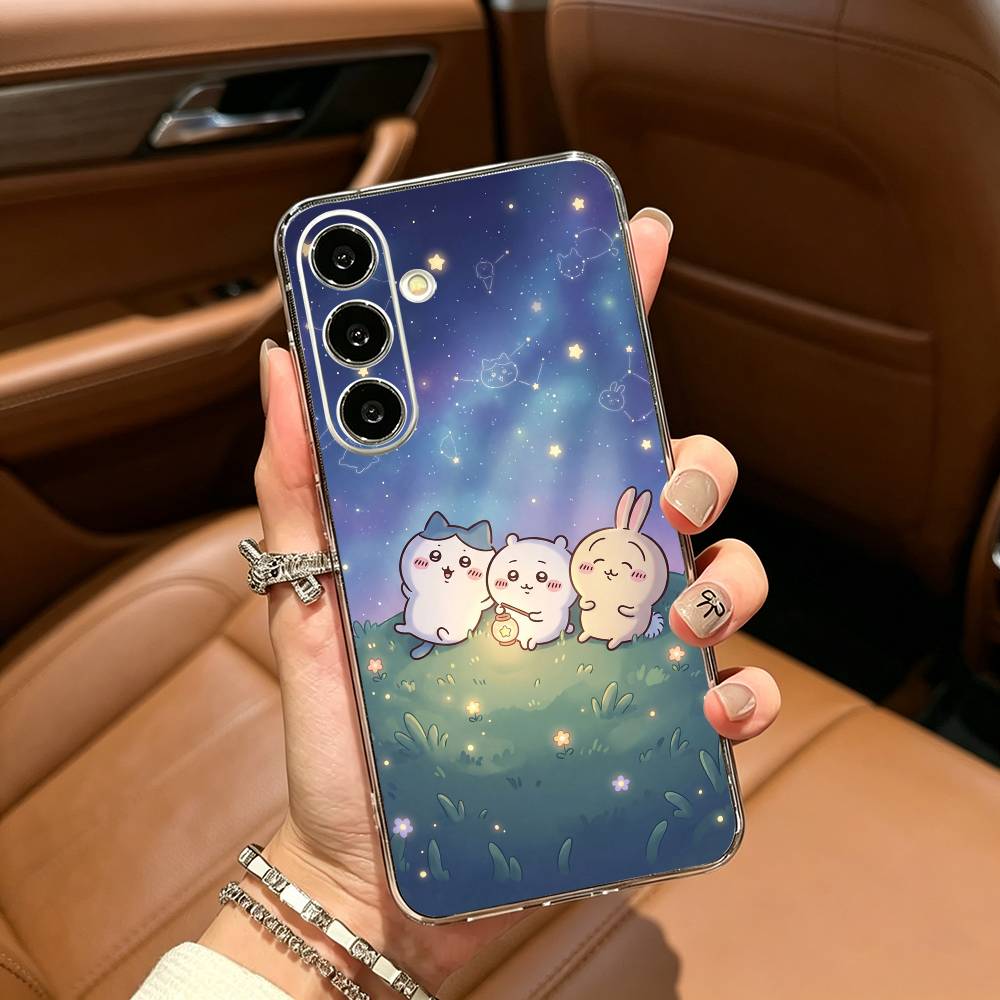 C-Cute C-C-Chiikawas Phone Case For Samsung Galaxy A71,A70,A52,A51,A40,A30 Transparent Cover