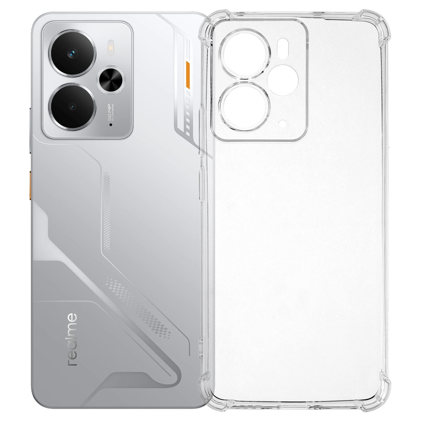 

Для телефону Realme 14 5G Чохол Посилені чотири кути Протиударний Прозорий TPU Чохол As Shown A