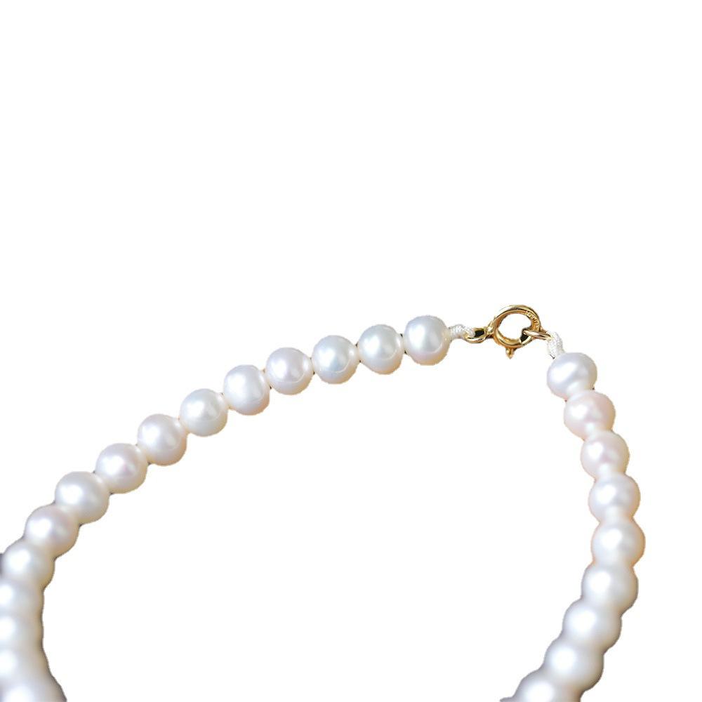 Recommended Natural Freshwater Pearl Bracelet for Women, Single Strand, New Spring/Summer Style Southern Red Agate with Beads Factory Supply