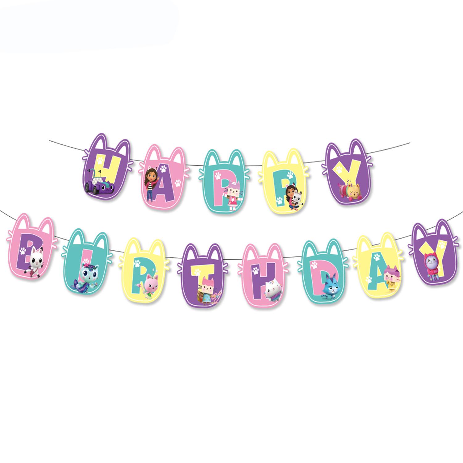 

Набір приладдя та прикрас для дня народження «Пригоди в Ляльковому будиночку Габбі»