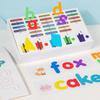 Wooden Alphabet Sorting Blocks Educational Toy For Kids Learning And Development