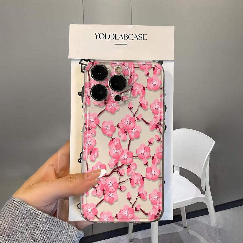 Plum Blossoms In Full Bloom Fashion Phone Case For iPhone 17 16E 15 11 12 14 13 Pro Max 16 Plus 17E Air Shockproof Cover Fundas