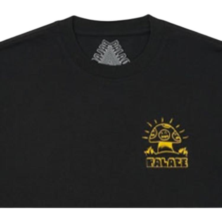 Palace X Lotties Dragon Print Graphic Short Sleeve T-Shirt Unisex Tops Black P20TS059