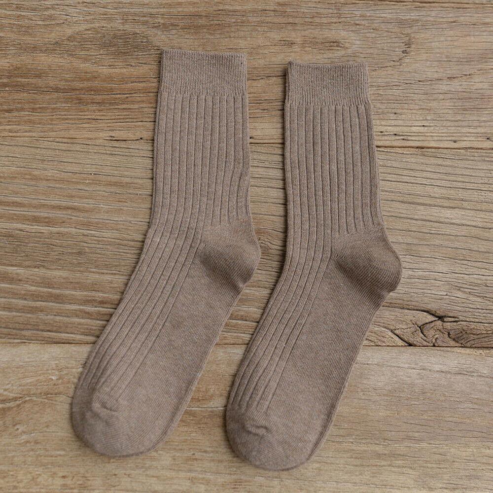 

5 пар женских шерстяных кашемировых теплых толстых однотонных женских повседневных спортивных зимних носков