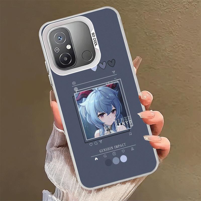 Genshin Impact Einfaches Design Stoßfeste Handyhülle für Xiaomi Poco X7 X6 X5 X3 Pro F7 Ultra M8 Redmi 15C 15 14C 13C 12C 10C 13 1