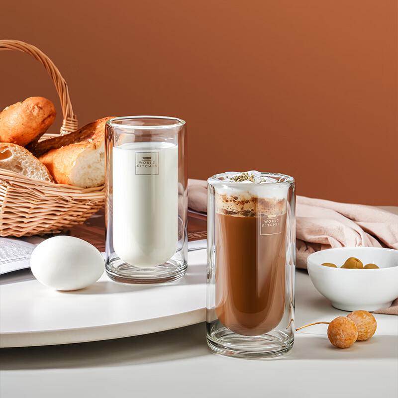 

Corning WORLD KITCHEN Crystal Double-Wall Glass Cup Set (2-Pack)