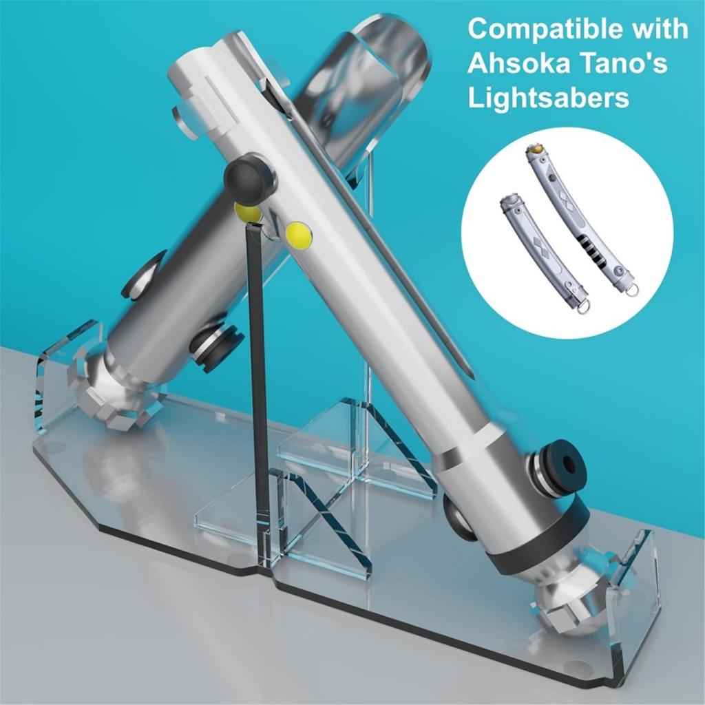 Display Holder Acrylic Lightsaber Display Stand Desktop Decorative Display Stand with Antiskid Pad Sword Holder