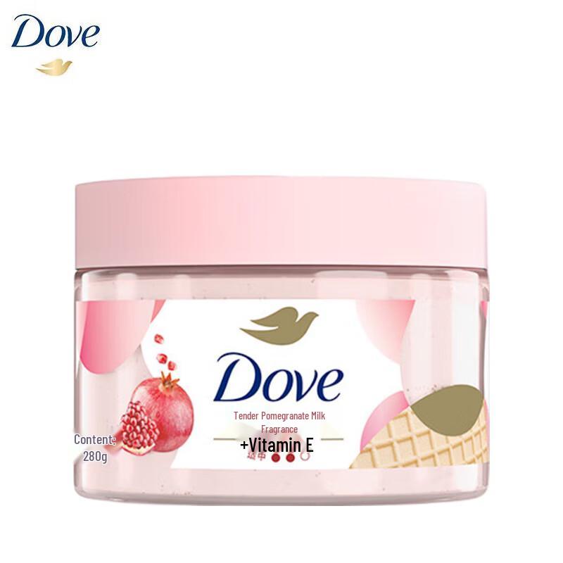 Скраб для тела Dove  Мороженое , аромат  Гранат и Молоко