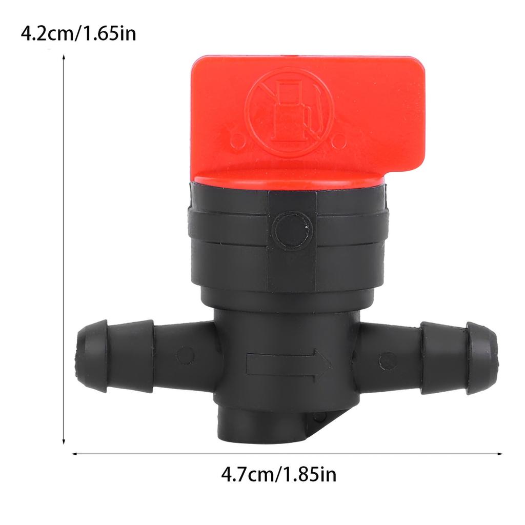 Fuel Shutoff Valve, 5 Piece Fuel Gas Shutoff Valve Isolator Garden Brush Cutter Lawn Mower Accessories for Home Garden