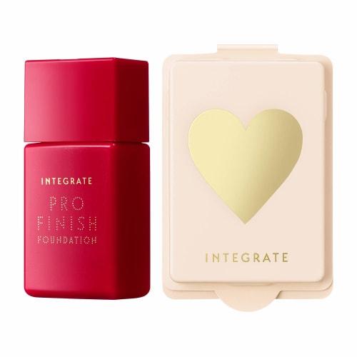 

INTEGRATE Pro Finish Liquid Special Set 1 Foundation with Powder Ocher 20 2 Assorted