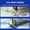 Sturdy Steel Presser Foot for Flatbed Sewing Machines Extended Designs Improved Cloth Stability Expert Tailoring