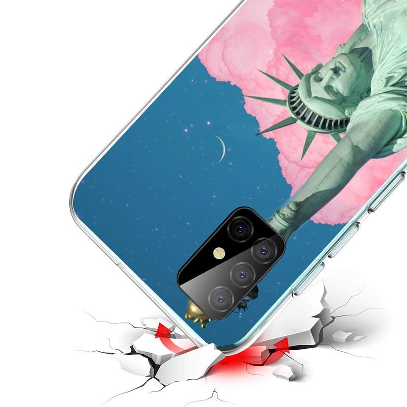 NYC New York City Case Phone Cover for Samsung Galaxy A52 A51 A50 A42 A32 A22 A12 A02S A72 A71 A70 A41 A31 A21S A40 A30S A20E A1