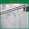 Modern And Simple Clear Shower Curtain Hooks 12 Hooks Per Boxed Set For Easy Installation