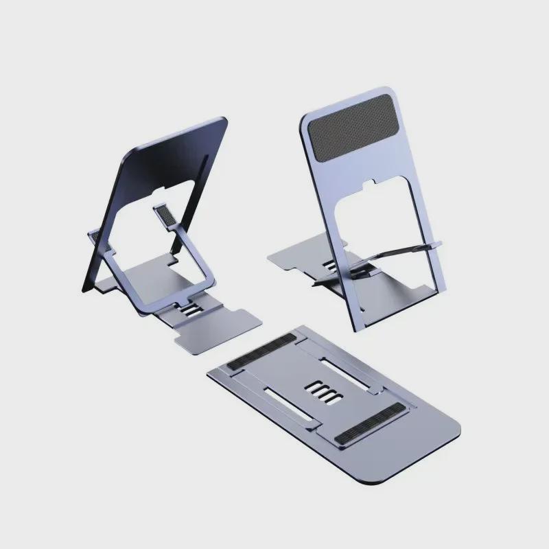 Foldable Universal Tablet Stand - Portable & Adjustable for Desktop Use