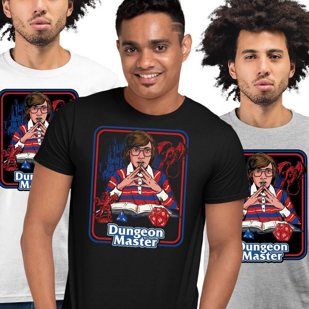 Dungeon Master Tshirt Twisted nostalgia Retro Role play  Steven Rhodes L