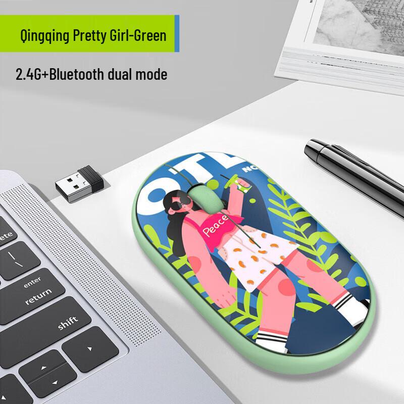 

Zero Point Pact T39 Cartoon Painted Dual-Mode Wireless Mouse