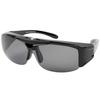 EDWIN Plastic Flip-up Sunglasses, Polarized, Overglasses, Frame, Black, EDF-011-1