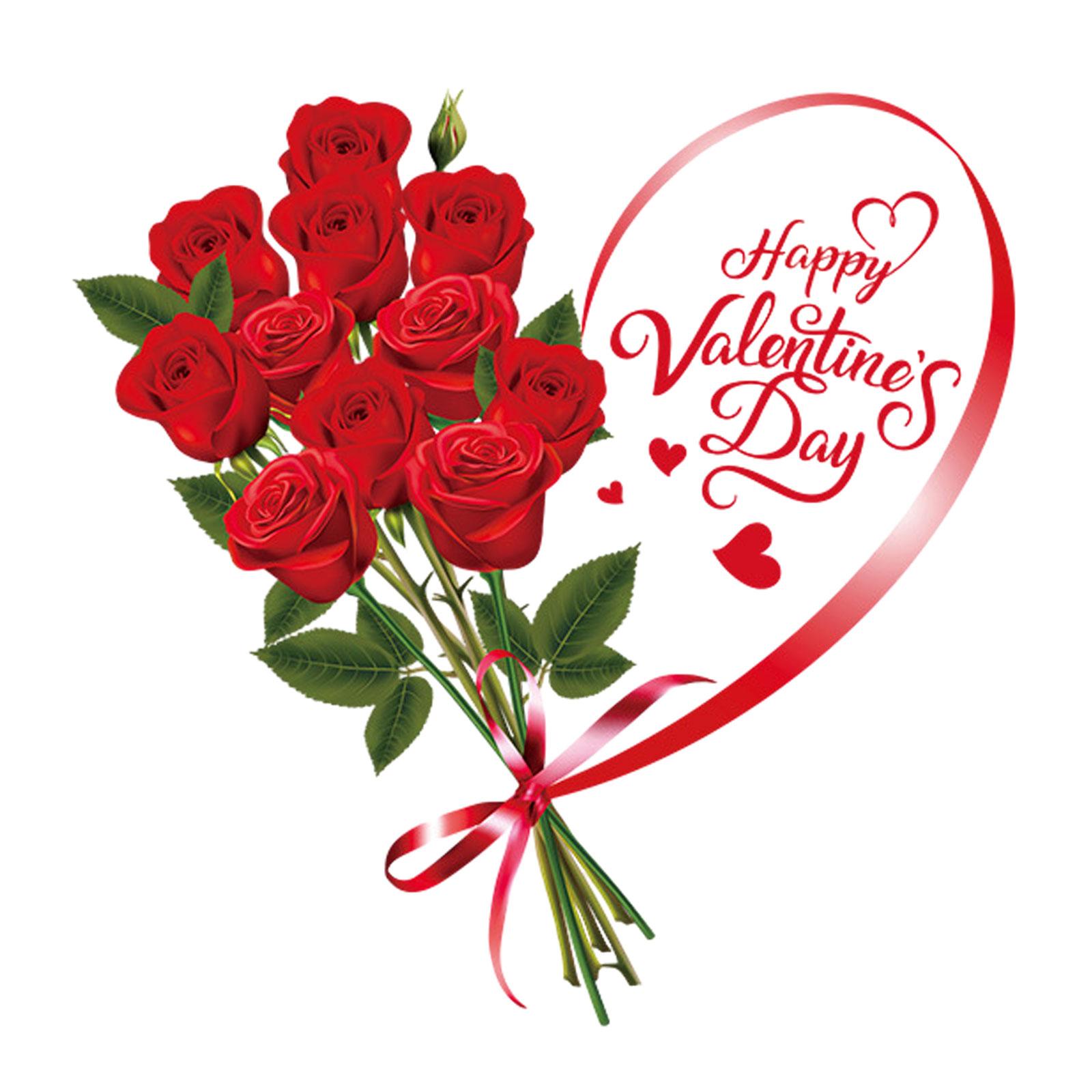 

Valentine s Day Sticker Removable Wall Decal Valentine s Day Window Cling for Party Home Valentines Anniversary Decorations