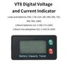 Adjustable 8-120V LCD Display Digital Volt Meter Capacity Tester Temperature Gauge For Electric Vehicles Scooter