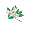 Rural Style Summer Gardenia Brooch for Women - Elegant & Trendy