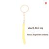 Food Model Keychain Set: Chicken Leg, French Fries, Chicken Wing