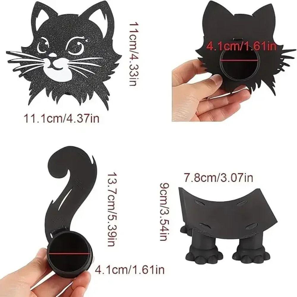 Cute Roll Holder Cat Toilet Paper Stand 3D Printed Cat Toilet Paper Holder  Tissue