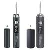 Adjustable Temperature Electric Soldering Iron USB Type C Charging Port Portable DIY Electronics Tool Replaceable Tip
