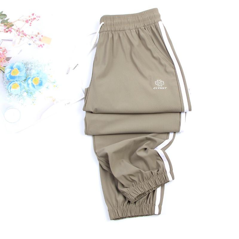 Quick-drying Sweatpants Women's Summer New Splicing Side Striped Leggings Casual Loose Outdoor Sports Pants