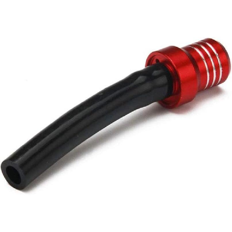 Motorcycle Gas Cap Vent Hose Fuel Tank Tube Breather CNC for CRF50 CRF110 CFR125 CRF150 CRF250 CRF450 XR50 XR150 TRX90 TRX250 Dirt Pit Bike ATV Red