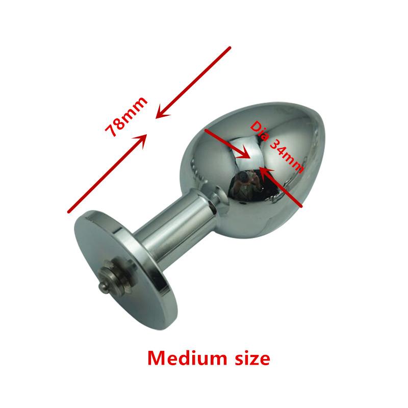 Neues großes Elektroschock-Lust-Pod-Sonde, medizinische Therapie, Metall-Anal-Butt-Plug, Dildo, Vagina, BDSM, Elektro-Sex-Stimulator-Spielzeug