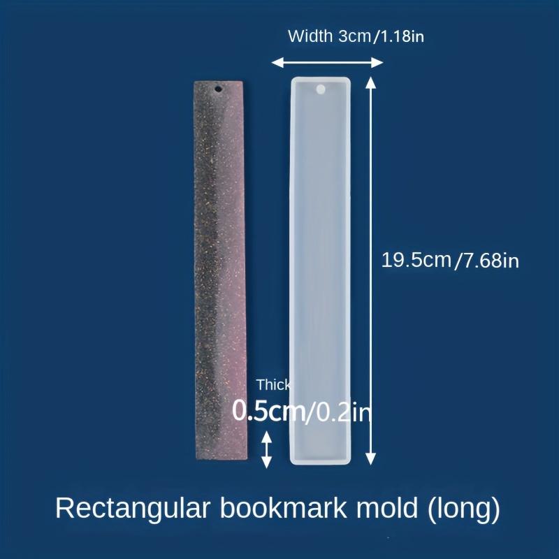 Silicone Animal Shape Bookmark Mold, DIY Epoxy Resin Casting Tool with Tassels Pendants for Jewelry Handmade Art Craft Making