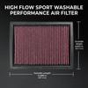 For Land Rover Discovery 3 4 L319 LR3 Range Rover Sport L320 2.7 3.0 4.0 4.2 4.4 2004-2017 High Flow Sport Washable Air Filter